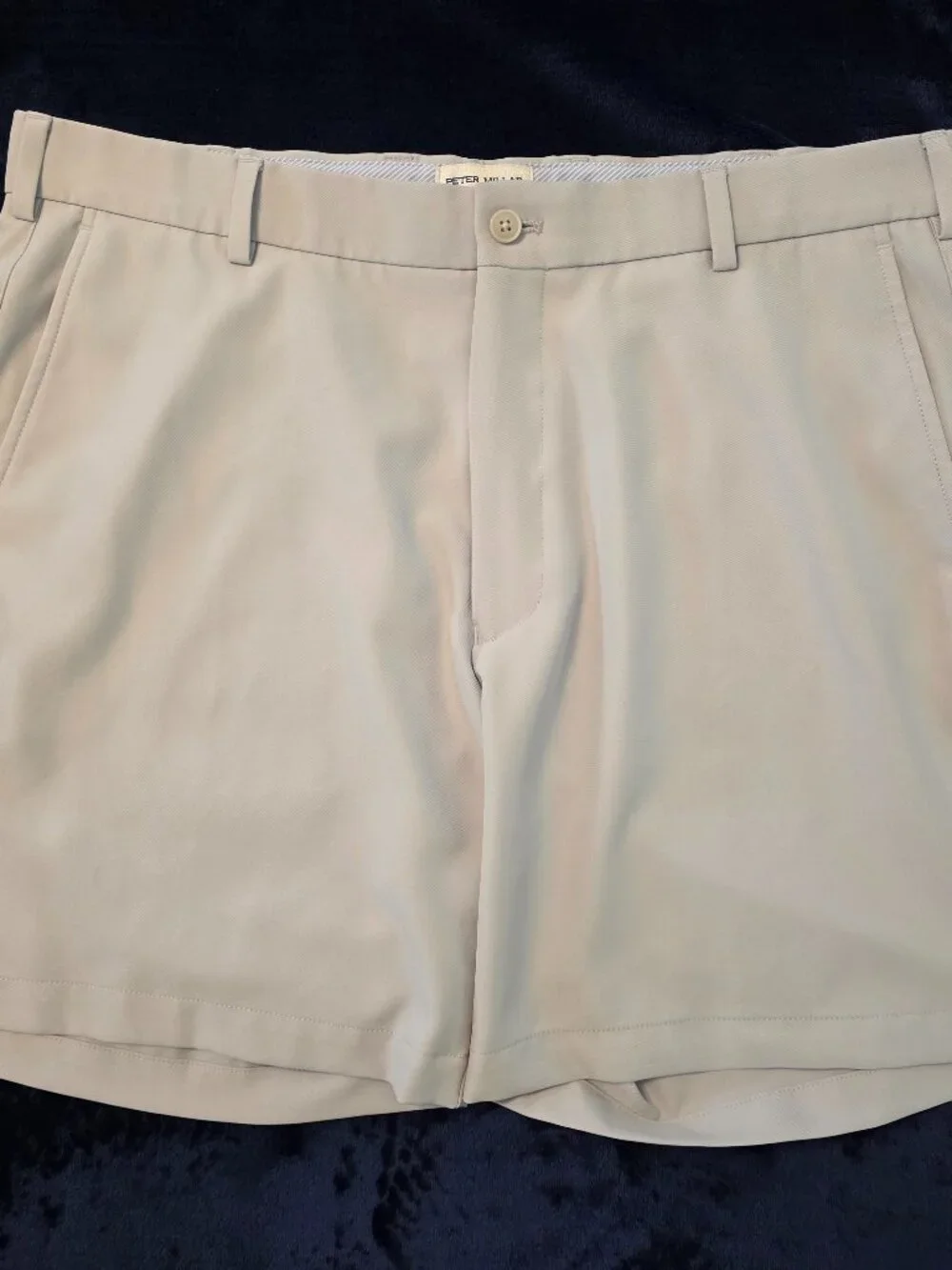Peter Millar Performance Khaki Golf Shorts, Men's Size 36